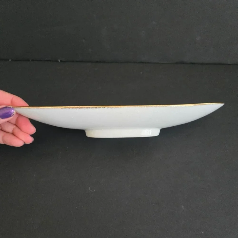 Vintage Floral Cottagecore Romantic Style Ceramic Tray By Tilso Japan